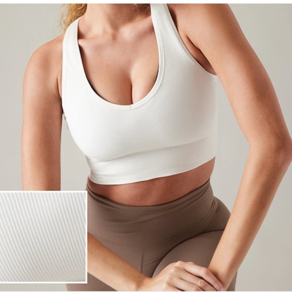 Athleta Aurora Seamless Crop Rib Tank